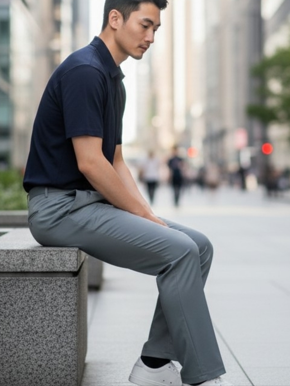 NEW! Men's Sage Colour Performance Dress Pants - Classic Fit 4523